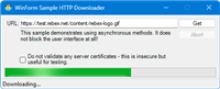 WinFormGet - GUI HTTP downloader (with 